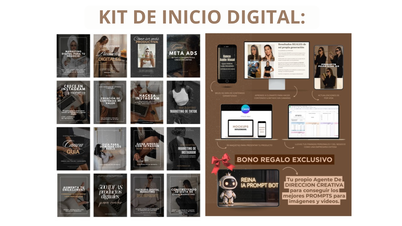 KIT DE INICIO: Con derechos de reventa
